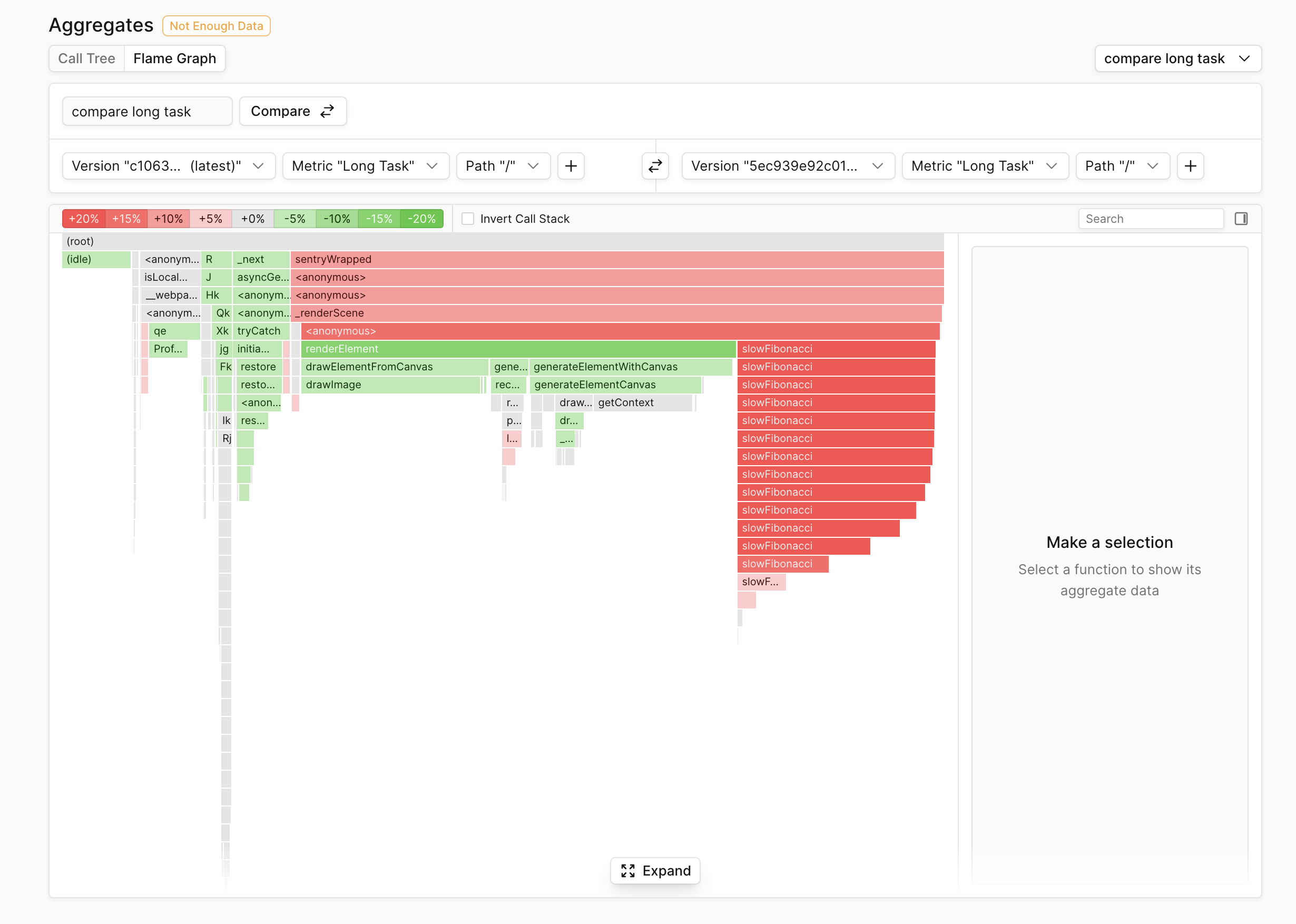 Profile Compare Flamegraph